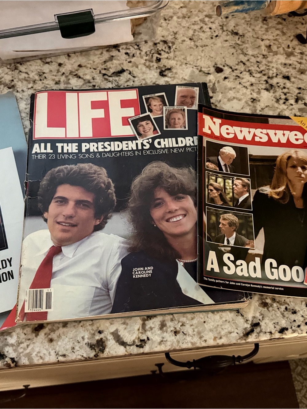 The Kennedy family Life, Newsweek, &Time Magazine collection